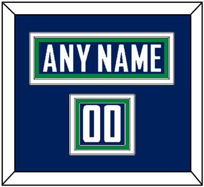 Vancouver Nameplate & Number (Shoulder) - Home Blue - Premier Tier 2