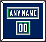 Vancouver Nameplate & Number (Shoulder) - Home Blue - Triple Mat 2