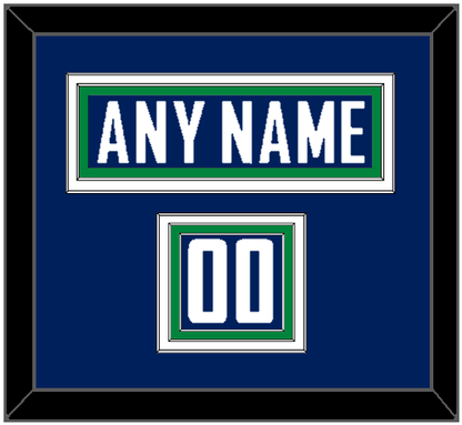 Vancouver Nameplate & Number (Shoulder) - Home Blue - Premier Tier 2