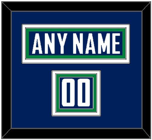Vancouver Nameplate & Number (Shoulder) - Home Blue - Premier Tier 2