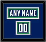 Vancouver Nameplate & Number (Shoulder) - Home Blue - Triple Mat 2