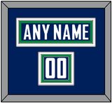 Vancouver Nameplate & Number (Shoulder) - Home Blue - Triple Mat 2