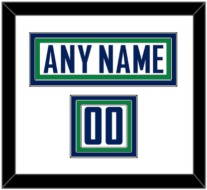 Vancouver Nameplate & Number (Shoulder) - Road White - Premier Tier 1