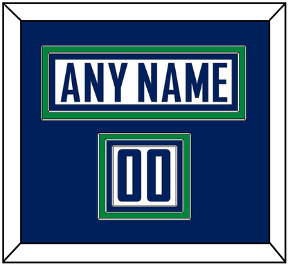 Vancouver Nameplate & Number (Shoulder) - Road White - Premier Tier 2