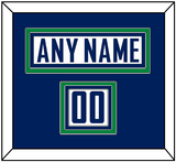 Vancouver Nameplate & Number (Shoulder) - Road White - Triple Mat 2