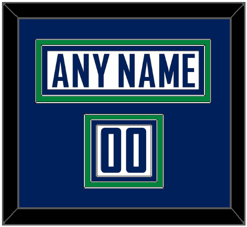 Vancouver Nameplate & Number (Shoulder) - Road White - Premier Tier 2