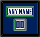 Vancouver Nameplate & Number (Shoulder) - Road White - Triple Mat 2