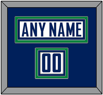 Vancouver Nameplate & Number (Shoulder) - Road White - Premier Tier 2