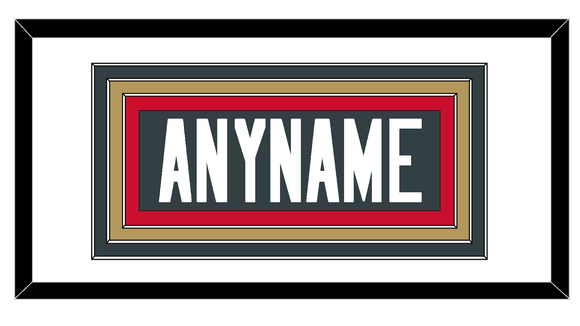 Vegas Nameplate - Home Steel Gray - Triple Mat 1