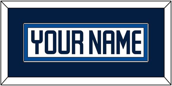 Winnipeg Nameplate - Road White - Single Mat 2