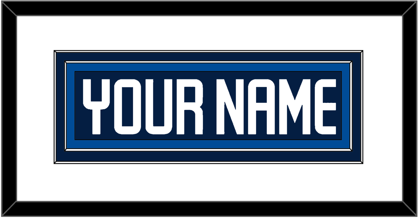Winnipeg Nameplate - Home Navy - Signature Tier 1