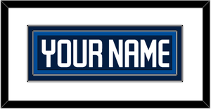 Winnipeg Nameplate - Home Navy - Double Mat 1