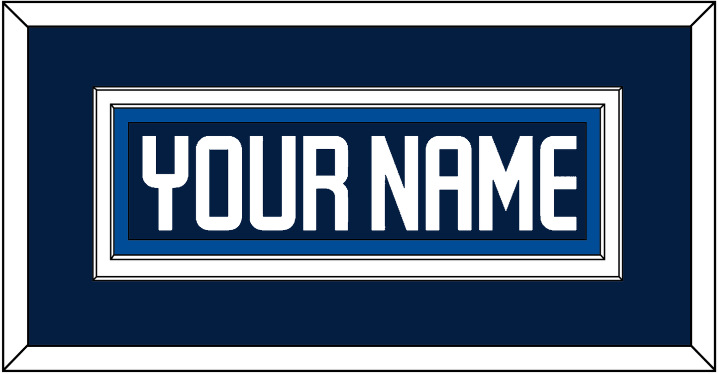Winnipeg Nameplate - Home Navy - Signature Tier 2