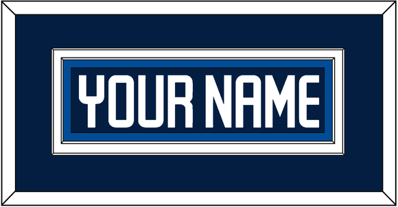 Winnipeg Nameplate - Home Navy - Double Mat 2