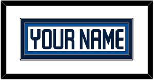 Winnipeg Nameplate - Road White - Double Mat 1