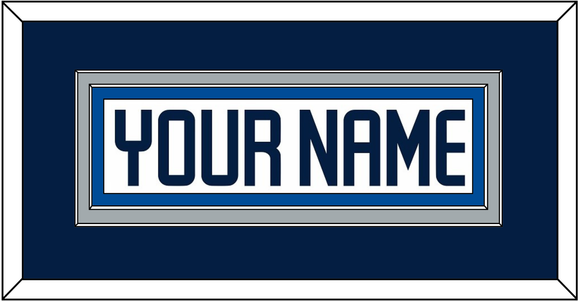 Winnipeg Nameplate - Road White - Double Mat 2