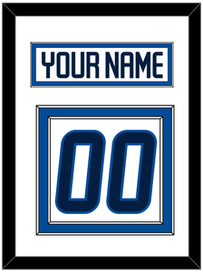 Winnipeg Nameplate & Number (Back) - Road White - Double Mat 1