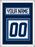 Winnipeg Nameplate & Number (Back) - Road White - Double Mat 2