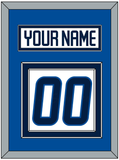 Winnipeg Nameplate & Number (Back) - Road White - Double Mat 3