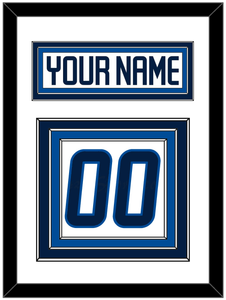 Winnipeg Nameplate & Number (Back) - Road White - Triple Mat 1