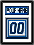 Winnipeg Nameplate & Number (Back) - Road White - Triple Mat 1