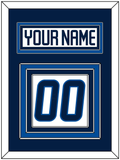 Winnipeg Nameplate & Number (Back) - Road White - Triple Mat 2