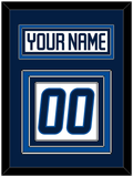 Winnipeg Nameplate & Number (Back) - Road White - Triple Mat 2