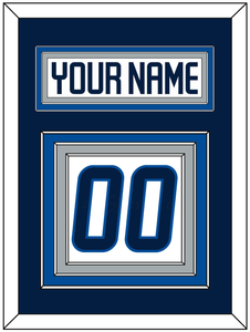 Winnipeg Nameplate & Number (Back) - Road White - Triple Mat 3