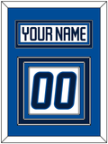 Winnipeg Nameplate & Number (Back) - Road White - Triple Mat 4