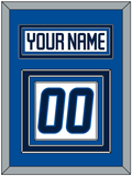 Winnipeg Nameplate & Number (Back) - Road White - Triple Mat 4