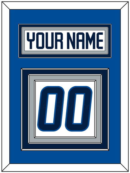 Winnipeg Nameplate & Number (Back) - Road White - Premier Tier 5