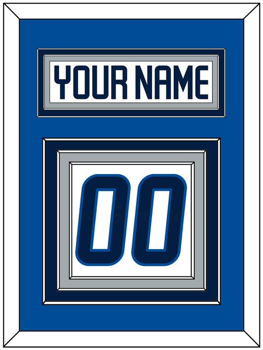 Winnipeg Nameplate & Number (Back) - Road White - Premier Tier 5