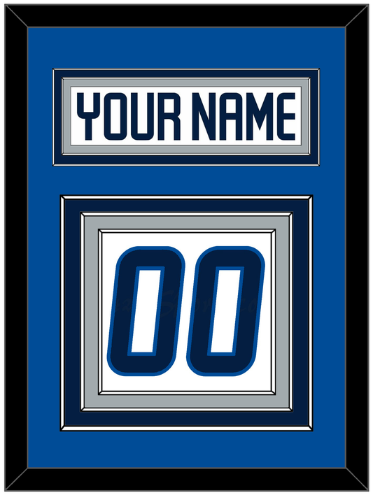 Winnipeg Nameplate & Number (Back) - Road White - Premier Tier 5