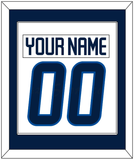 Winnipeg Nameplate & Number (Back) Combined - Road White - Single Mat 1