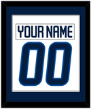 Winnipeg Nameplate & Number (Back) Combined - Road White - Single Mat 1