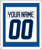 Winnipeg Nameplate & Number (Back) Combined - Road White - Single Mat 2