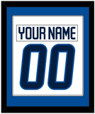 Winnipeg Nameplate & Number (Back) Combined - Road White - Single Mat 2