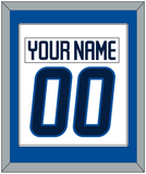 Winnipeg Nameplate & Number (Back) Combined - Road White - Single Mat 2