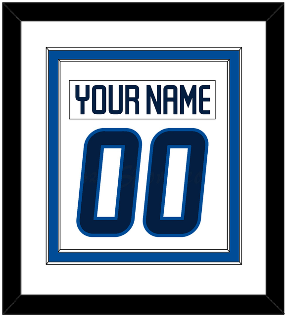 Winnipeg Nameplate & Number (Back) Combined - Road White - Double Mat 1