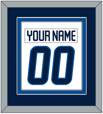 Winnipeg Nameplate & Number (Back) Combined - Road White - Signature Tier 2