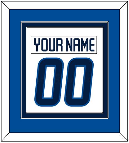Winnipeg Nameplate & Number (Back) Combined - Road White - Signature Tier 3