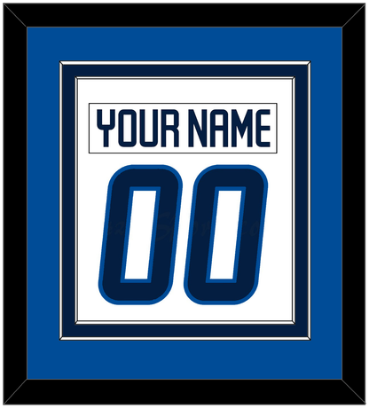 Winnipeg Nameplate & Number (Back) Combined - Road White - Signature Tier 3
