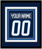 Winnipeg Nameplate & Number (Back) Combined - Home Navy Blue - Triple Mat 2