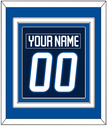 Winnipeg Nameplate & Number (Back) Combined - Home Navy Blue - Premier Tier 3