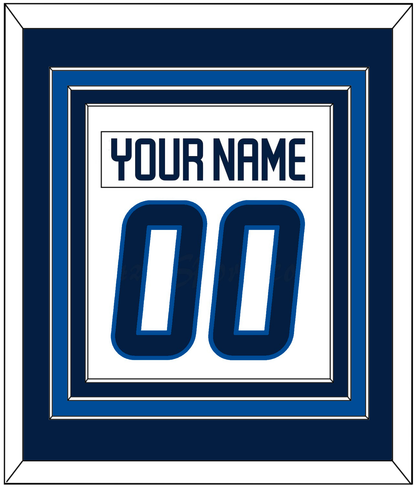 Winnipeg Nameplate & Number (Back) Combined - Road White - Premier Tier 2