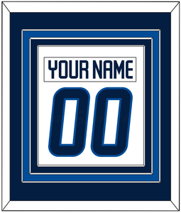 Winnipeg Nameplate & Number (Back) Combined - Road White - Triple Mat 2