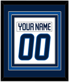 Winnipeg Nameplate & Number (Back) Combined - Road White - Triple Mat 2