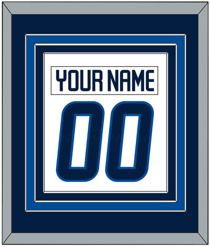 Winnipeg Nameplate & Number (Back) Combined - Road White - Premier Tier 2