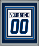 Winnipeg Nameplate & Number (Back) Combined - Road White - Triple Mat 2