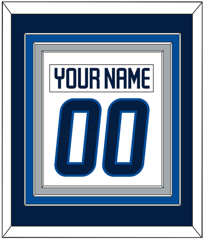 Winnipeg Nameplate & Number (Back) Combined - Road White - Premier Tier 3